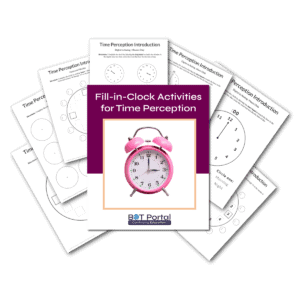 Fill in Clock Time Perception Activity Packet Occupation Resource