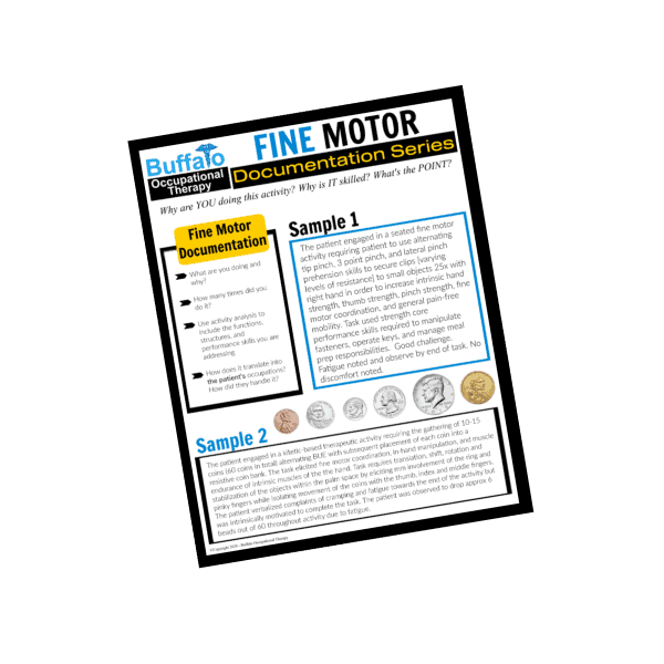 Fine Motor Documentation Series Buffalo Occupational Therapy - Buffalo Occupational Therapy