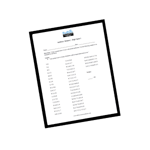 Digit span 1 Worksheet BOT PORTAL thumbnail copy - Buffalo Occupational Therapy