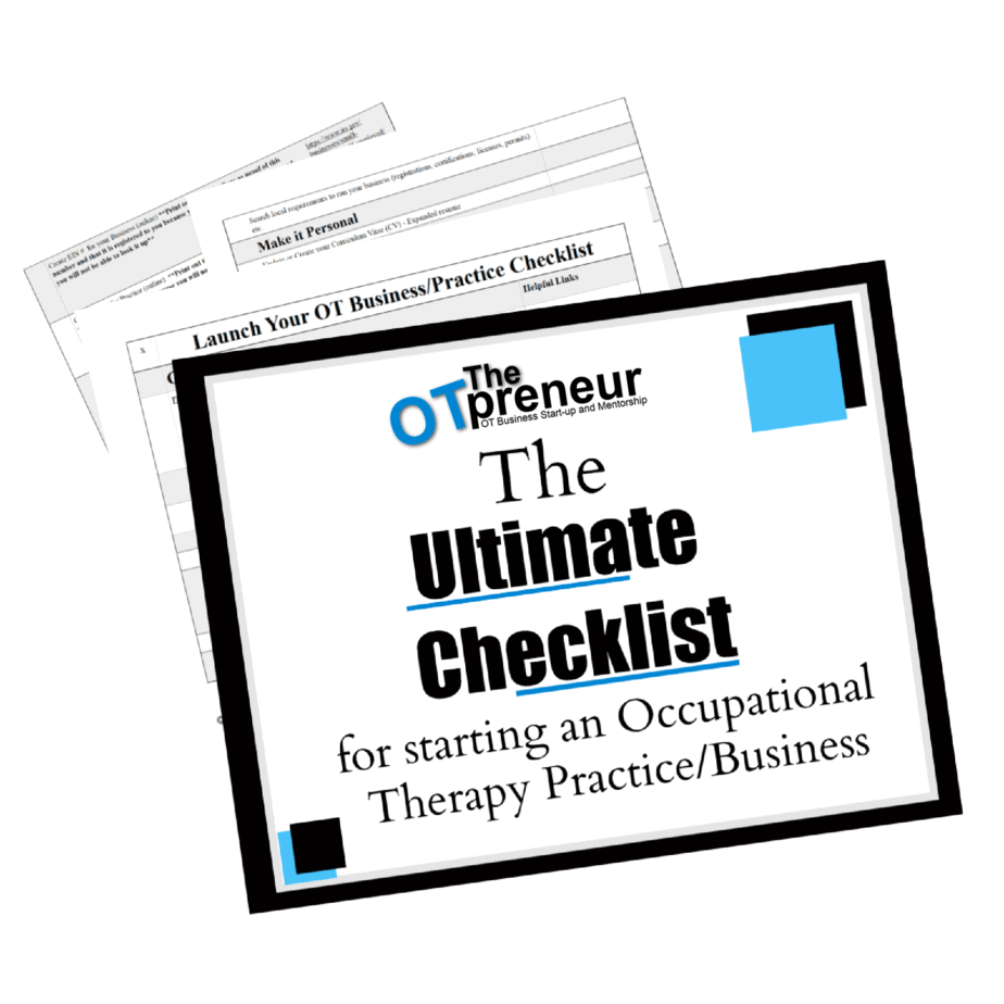 The Ultimate Checklist for starting an OT Business- The OTpreneur - Thumbnail