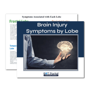 Brain Injury Symptom by Lobe - Buffalo Occupational Therapy