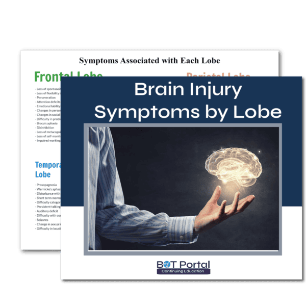 Brain Injury Symptom by Lobe - Buffalo Occupational Therapy