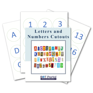 Letters and Numbers Cutouts