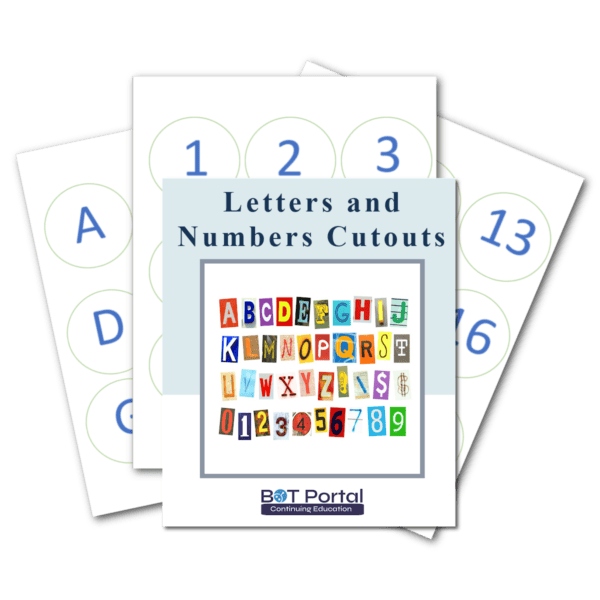 Letters and Numbers Cutouts - Buffalo Occupational Therapy