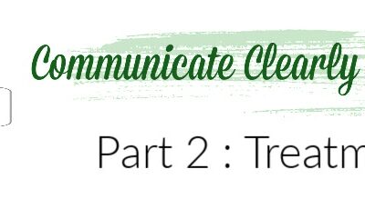 Stage 3 Phase 2 – Communicating a Treatment Plan