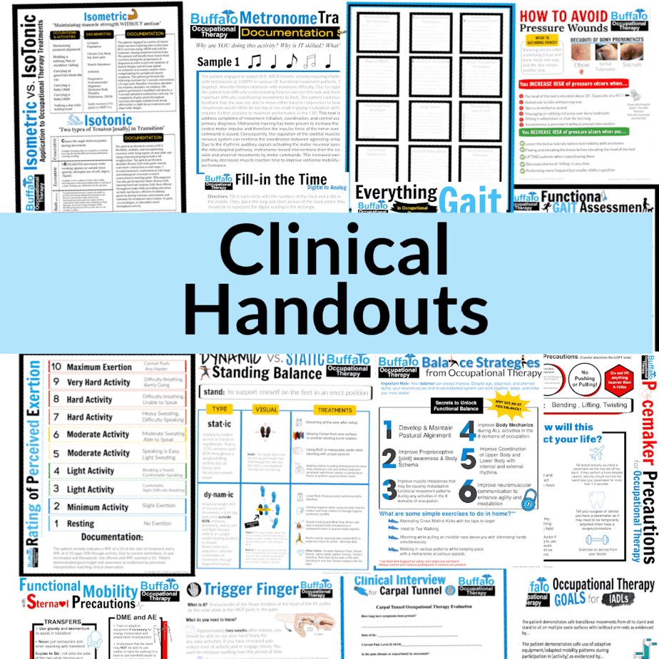 Clinical Handouts - BOT Mentorship & Maintenance