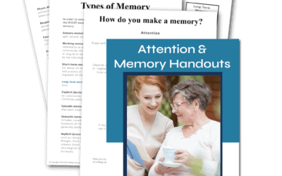 Attention and Memory Handouts 1 - Buffalo Occupational Therapy