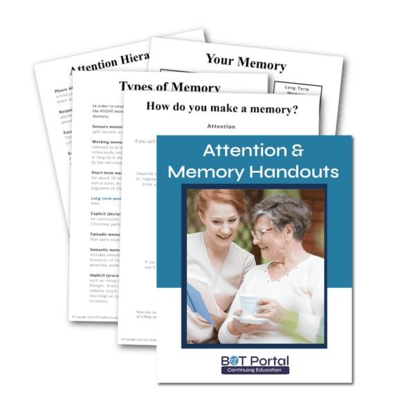 Attention and Memory Handouts 1 - Buffalo Occupational Therapy