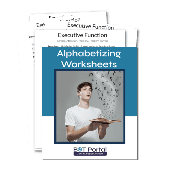 Alphabetizing executive function thumbnail 2 - Buffalo Occupational Therapy