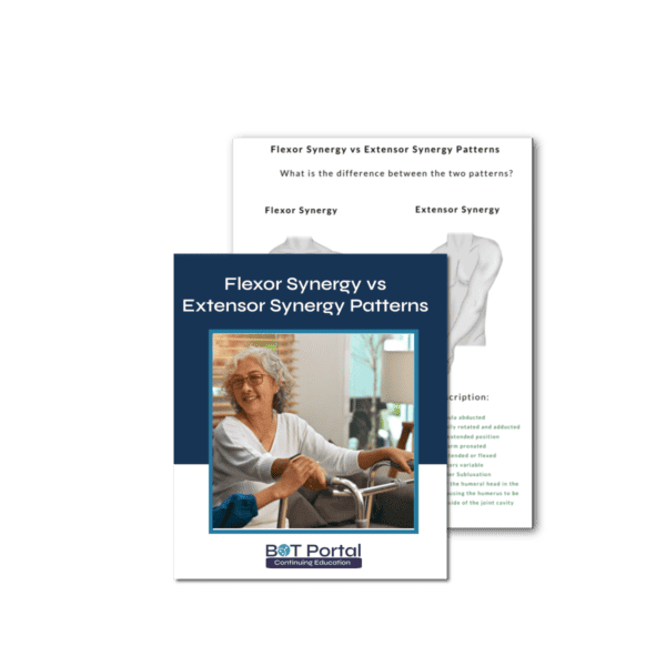 Flexor Synergy vs Extensor Synergy Patterns - Buffalo Occupational Therapy