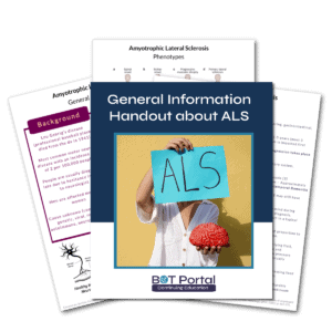General Information Handout about ALS - Buffalo Occupational Therapy 
