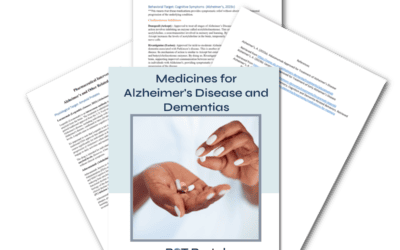 Medications for  Alzheimer’s Disease and  Dementias