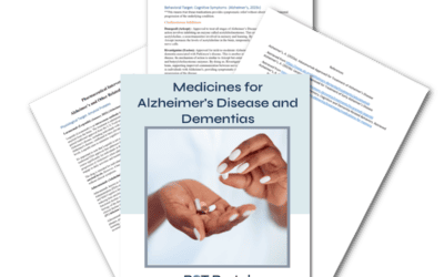 Medicines for Alzheimers Disease and Dementias - Buffalo Occupational Therapy