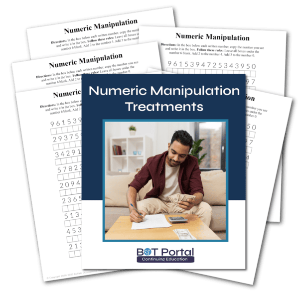 Numeric Manipulation Treatment Tools for Executive Dysfunction - Buffalo Occupational Therapy