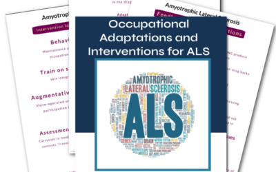 Occupational Adaptations and Interventions for ALS