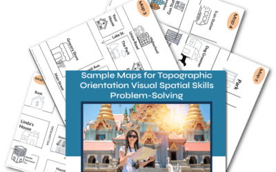 Sample Maps for Topographic Orientation Visual Spatial Skills Problem-Solving