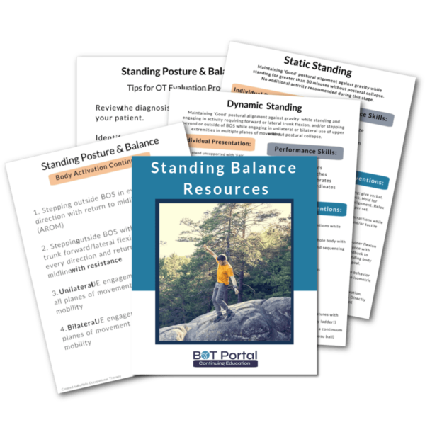 Standing Balance Resources - Buffalo Occupational Therapy