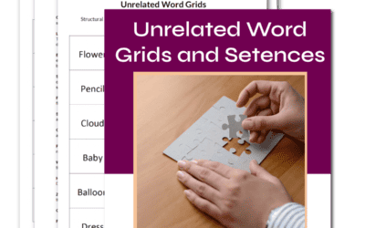 Unrelated Word Grids with Keyword Sentences