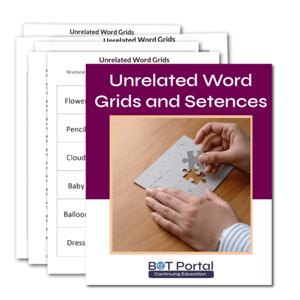 Unrelated Word Sentences 1 - Buffalo Occupational Therapy