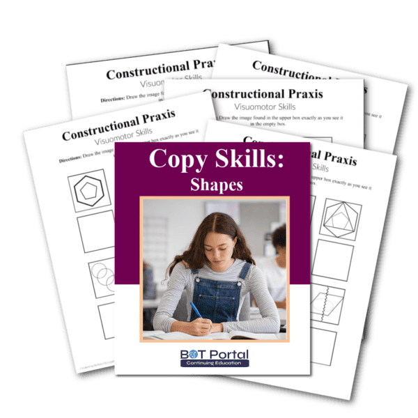 Copying Skills Shape Constructional Praxis 5 pages - Buffalo Occupational Therapy