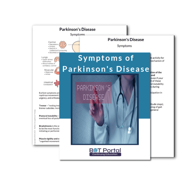 Symptoms of Parkinsons - Buffalo Occupational Therapy