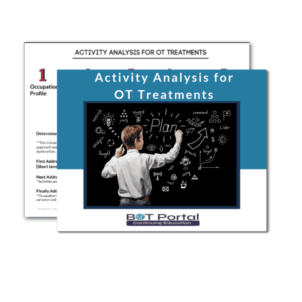 Activity Analysis for OT Treatments - Buffalo Occupational Therapy