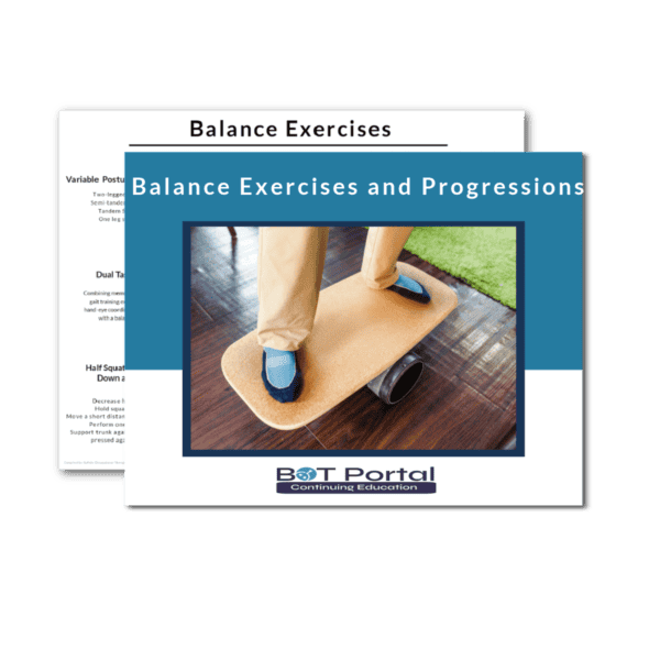 Balance Exercise and Progressions - Buffalo Occupational Therapy