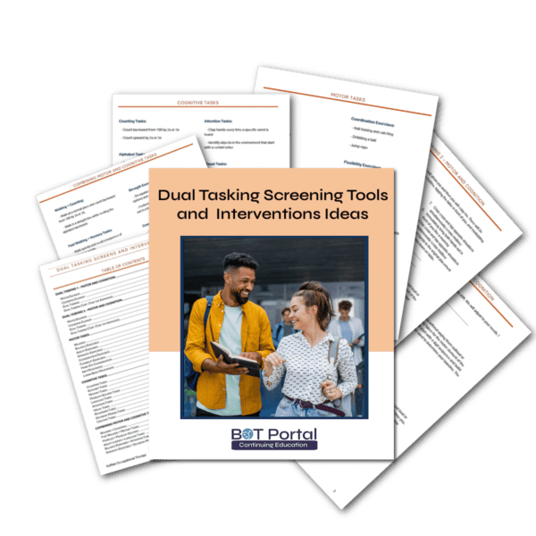 Dual Tasking Screen and Interventions Thumbnail - Buffalo Occupational Therapy