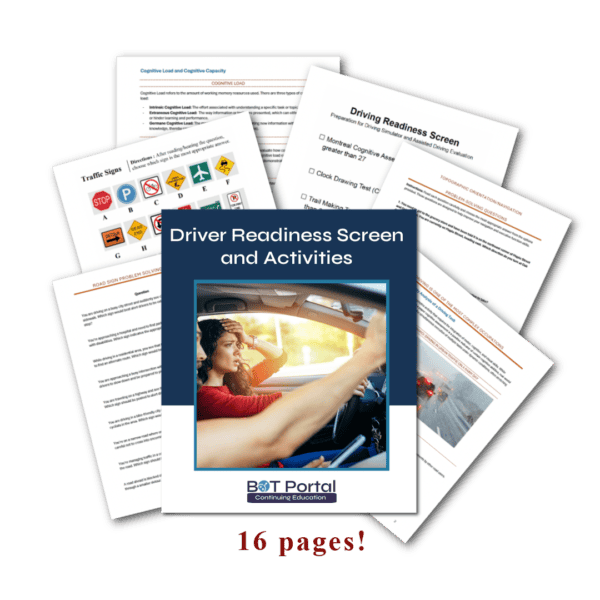 Driver Readiness Screen and Driving Activities in Occupational Therapy Thumbnail - Buffalo Occupational Therapy